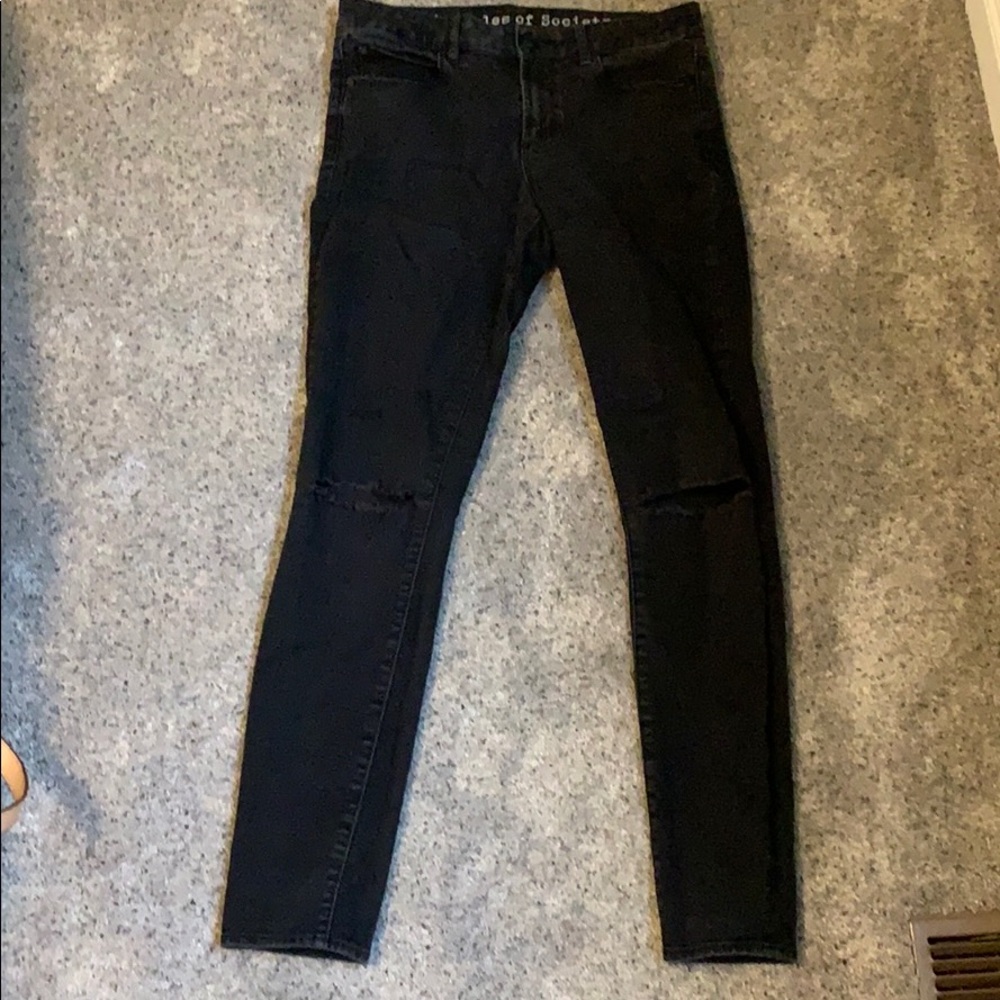Articles of Society ripped black jeans